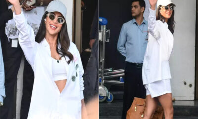 Priyanka Chopra मुंबई पहुंचीं, SSMB 29 की शूटिंग और भाई सिद्धार्थ की शादी बनी वजह