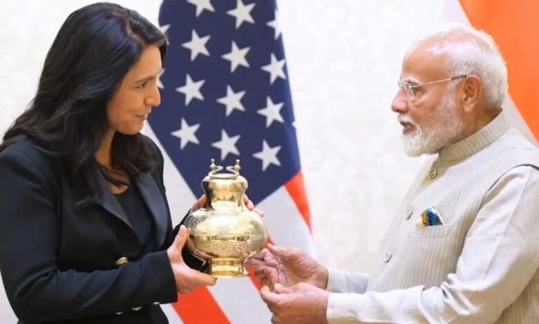PM Modi से मिली US नेशनल इंटेलिजेंस डायरेक्टर तुलसी गबार्ड , आतंकवाद के खिलाफ सहयोग बढ़ाने पर चर्चा