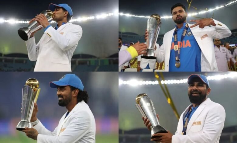 चैंपियंस ट्रॉफी 2025 में भारत की ऐतिहासिक जीत, पहली बार आईसीसी खिताब जीतने वाले सात खिलाड़ी