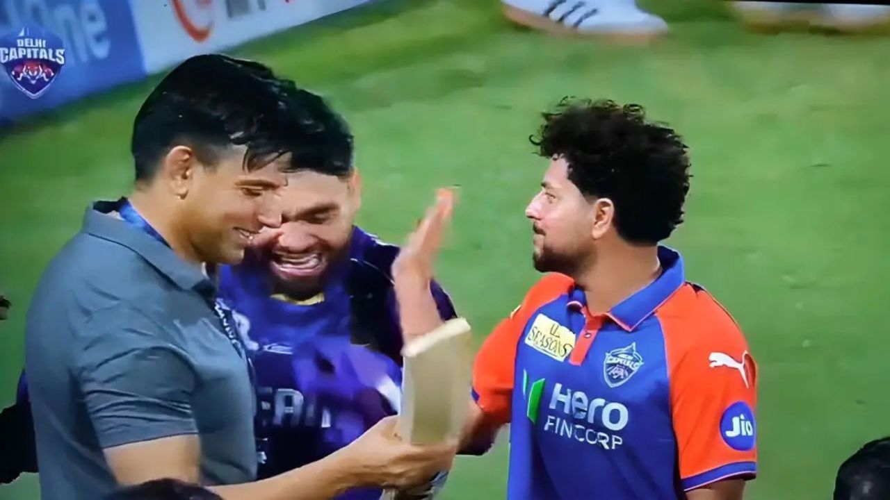 IPL 2025: DC और KKR के बीच तनाव! कुलदीप यादव और रिंकू सिंह के बीच मैच के बाद थप्पड़ वाली घटना