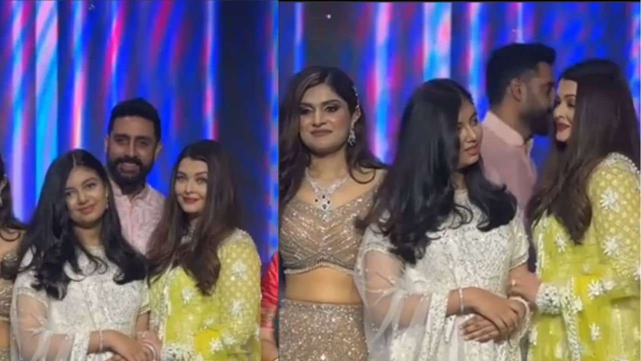 Aishwarya-Abhishek Dance: फिर छाया Kajra Re का जादू Aishwarya-Abhishek की जोड़ी ने शादी में लगाए ठुमके!