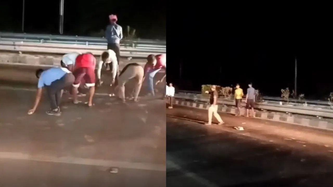 Uttar Pradesh: कौशांबी बस पर हुआ लाखों रुपये की ड्रामेटिक लूट, सड़क पर बिखरे नोट और अफरातफरी