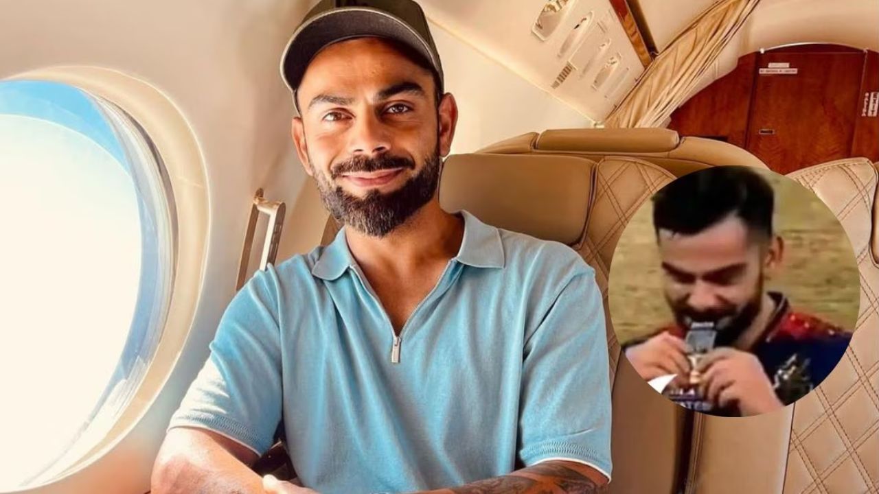 Virat Kohli England: इंग्लैंड के खिलाफ लॉर्ड्स टेस्ट में हार के बाद अब टीम इंडिया अगला मैच जीतने के लिए कड़ी मेहनत कर रही है। इस बीच पूर्व कप्तान विराट कोहली की मैनचेस्टर में मौजूदगी ने फैंस में नई हलचल पैदा कर दी है। भले ही विराट टेस्ट क्रिकेट से रिटायर हो चुके हैं लेकिन उनका करिश्मा आज भी इंग्लैंड की जमीन पर कायम है। ओल्ड ट्रैफर्ड स्टेडियम की दीवारों पर विराट कोहली का पोस्टर लगा हुआ देखा गया जो उनकी मौजूदगी का प्रतीक बन चुका है। इस पोस्टर ने सोशल मीडिया पर भी खूब सुर्खियां बटोरीं।