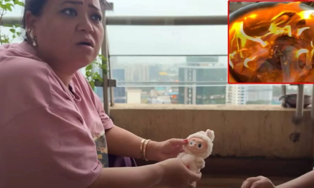 लाबूबू डॉल को जला बैठीं Bharti Singh! शरारती लाबूबू डॉल बनी गोला की परेशानी, भारती बोलीं – 'शैतान मर गया