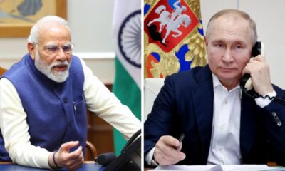 PM Modi और पुतिन के बीच हुई फोन बातचीत, यूक्रेन विवाद में शांति के लिए भारत का समर्थन