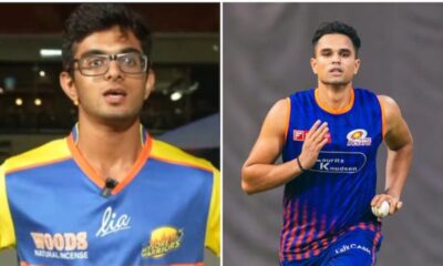 KSCA टूर्नामेंट में हुआ Dravid और Tendulkar बेटों का मुकाबला, Arjun ने Samit Dravid का विकेट लेकर दिखाया दबदबा