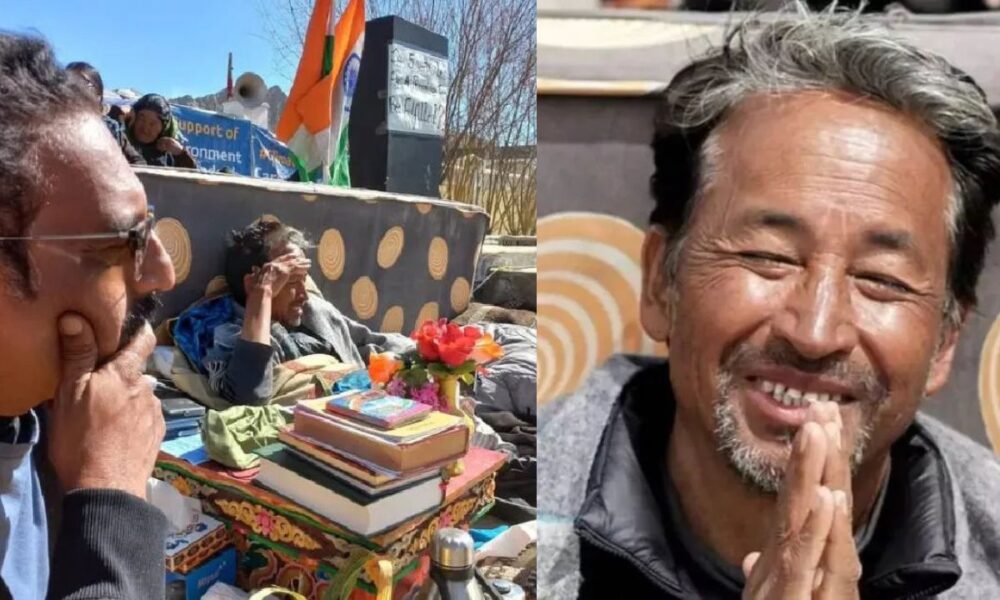 फिल्मी विलेन Prakash Raj असल जिंदगी में हीरो सोनम वांगचुक से मिले और खुलकर बोले समाज और राजनीति पर