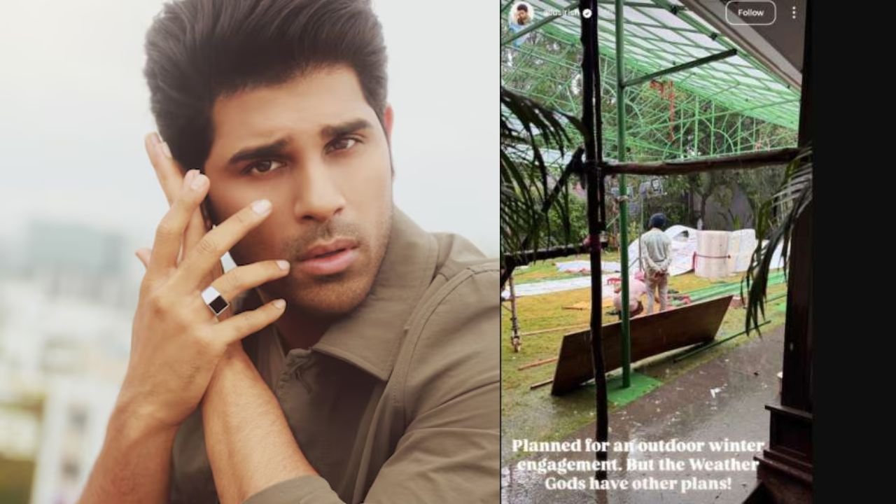 चक्रवात मोन्था ने बिगाड़ी खुशियां! अल्लू सिरीश और नयनिका की सगाई टली, फैंस बोले– क्यों हुआ ऐसा?