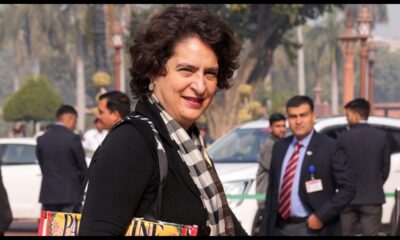 गाय से प्यार करती प्रियंका गांधी, आलिया भट्ट नाम की गाय से हुई अनोखी मुलाकात का वीडियो हुआ वायरल