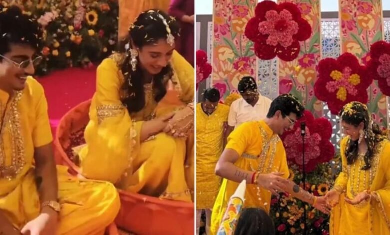 Smriti Mandhana की हल्दी में मचा धमाल, दुल्हन बनी क्रिकेट क्वीन की टीम ब्राइड्स ने लूट लिया पूरा शो