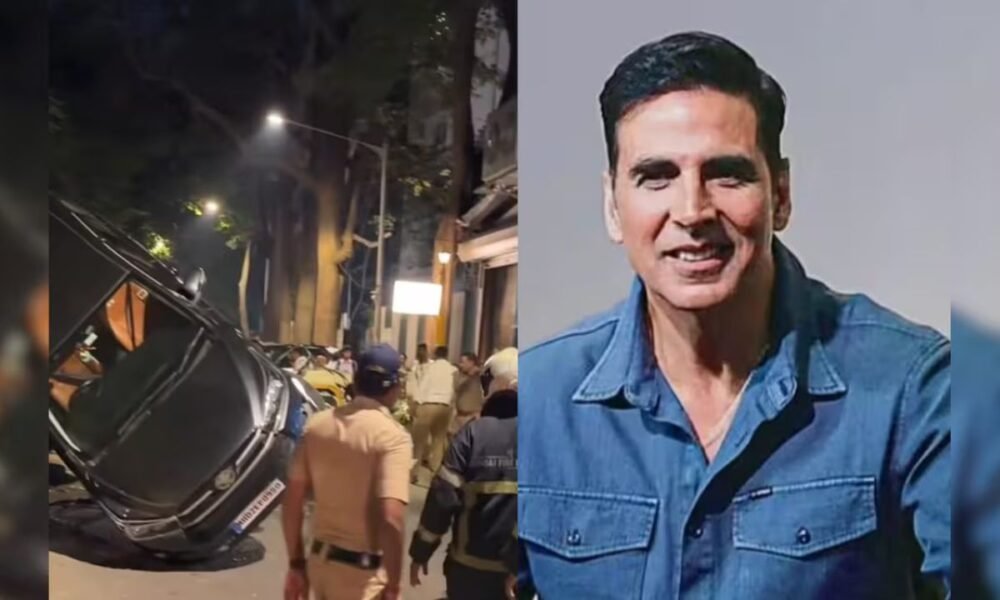 Akshay Kumar के काफिले में भीषण हादसा, ऑटो चालक की हालत गंभीर, देखें वायरल वीडियो