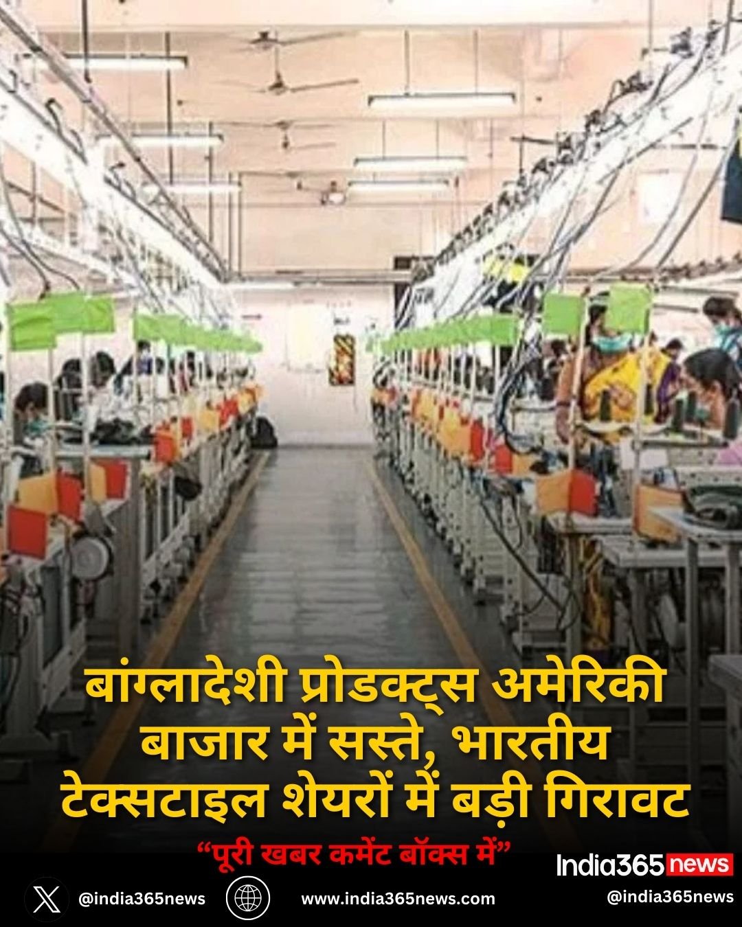 Textile Stocks: बांग्लादेशी प्रोडक्ट्स अमेरिकी बाजार में सस्ते, भारतीय टेक्सटाइल शेयरों में बड़ी गिरावट