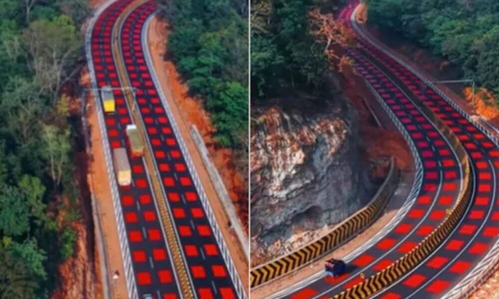 NHAI ने देश का पहला हाईवे बनाया जहाँ रात में चमकती हैं लाल चेतावनी पट्टियां