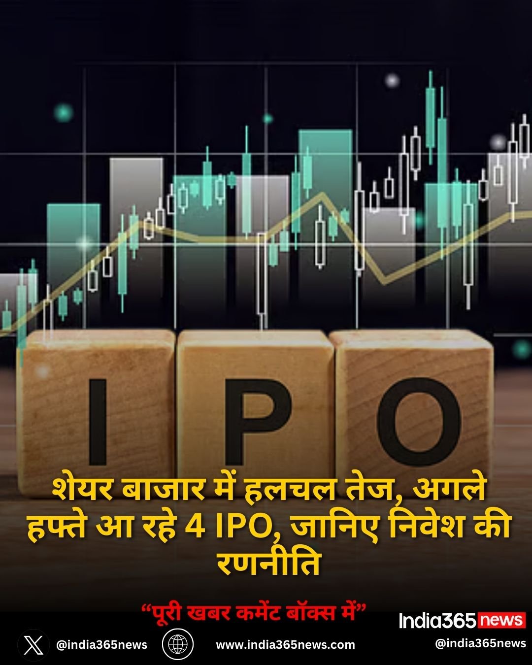 शेयर बाजार में हलचल तेज, अगले हफ्ते आ रहे 4 IPO, जानिए निवेश की रणनीति