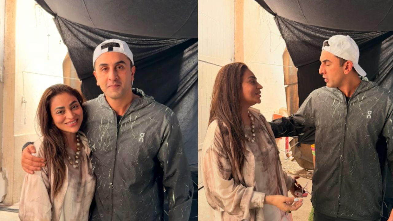 रामायण की शूटिंग से रणबीर कपूर-साई पल्लवि की सेट से सामने आई पहली झलक