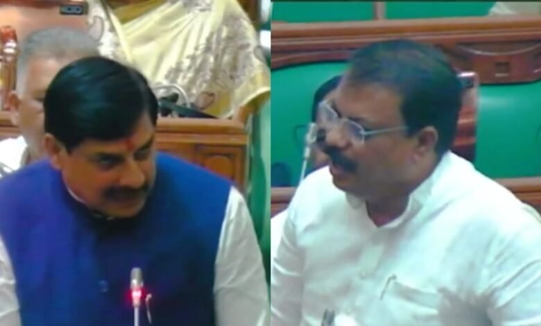 सदन में गरमाया माहौल, मुख्यमंत्री और नेता प्रतिपक्ष में जोरदार नोकझोंक