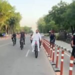 ईंधन बचाओ अभियान में बड़ा बदलाव हरियाणा सीएम ने अपनाया साइकिल सफर