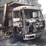 गुरुग्राम: चलते ट्रक में लगी भीषण आग, सेक्टर-66 में मचा हड़कंप, लाखों का सामान जलकर राख