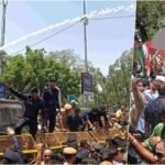 गुरुग्राम में NEET पेपर लीक पर कांग्रेस का प्रदर्शन, मिनी सचिवालय घेराव, शिक्षा मंत्री के इस्तीफे की मांग