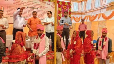 मुरादनगर में मुख्यमंत्री सामूहिक विवाह योजना के तहत 27 जोड़ों का विवाह संपन्न