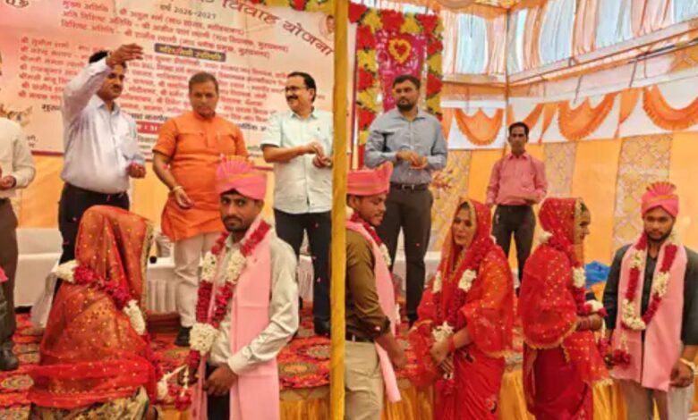 मुरादनगर में मुख्यमंत्री सामूहिक विवाह योजना के तहत 27 जोड़ों का विवाह संपन्न