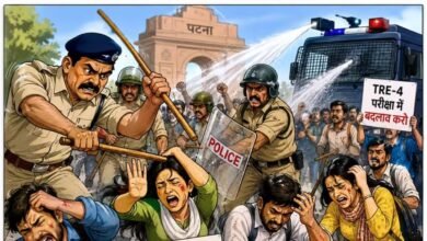 पटना में छात्र मार्च पर लाठीचार्ज, रोहिणी आचार्य ने सम्राट सरकार को घेरा