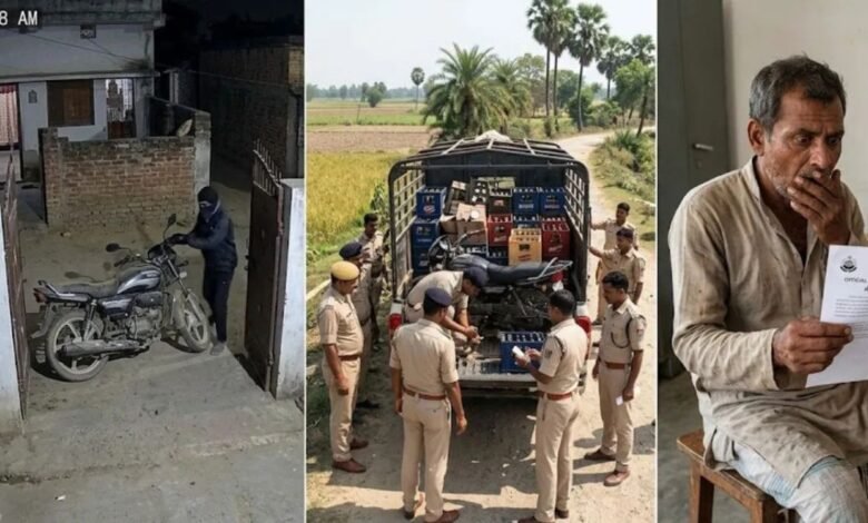 चोरी हुई बाइक 80 लीटर शराब के साथ जब्त, अब मालिक को मिला उत्पाद विभाग का नोटिस