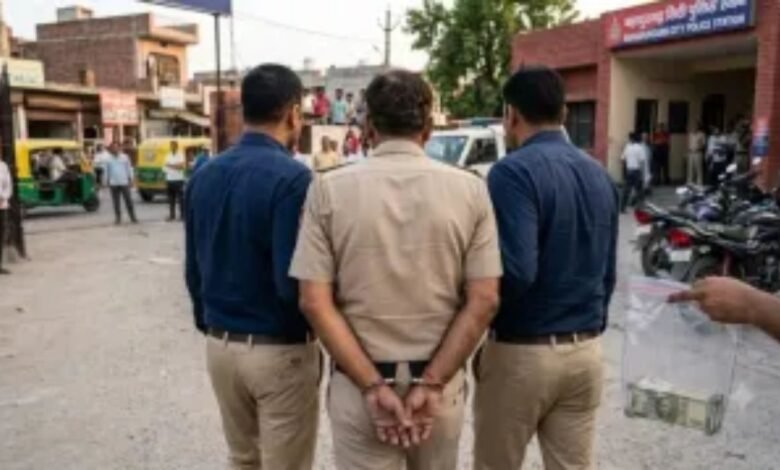 बहादुरगढ़ में ASI डेढ़ लाख रुपए रिश्वत लेते हुए गिरफ्तार