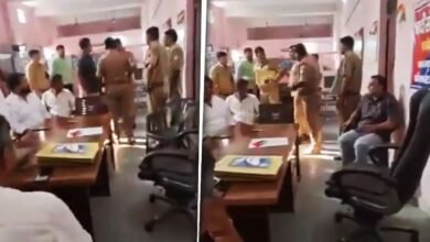 गाजियाबाद में छुट्टी को लेकर SO और दरोगा में भिड़ंत, थाने का वीडियो वायरल
