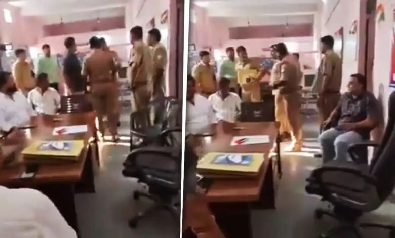 गाजियाबाद में छुट्टी को लेकर SO और दरोगा में भिड़ंत, थाने का वीडियो वायरल