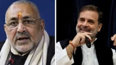 गिरिराज सिंह का राहुल गांधी पर हमला, बोले- भारत को तोड़ने वाली ताकतों से मुकाबला जरूरी